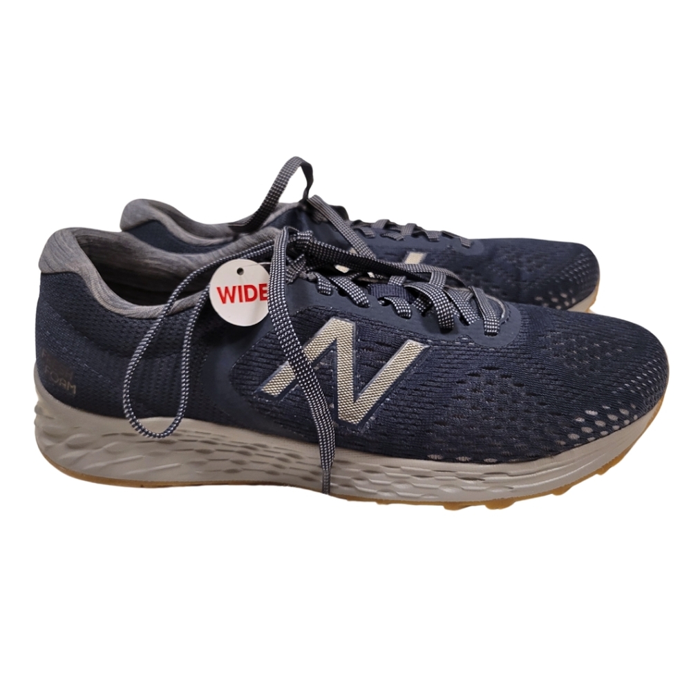 New Balance Navy Blue and Gray Athletic Running Shoes